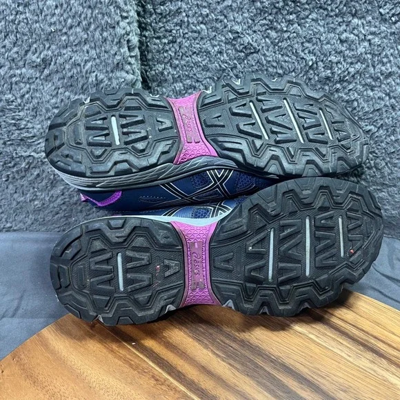 ASICS Gel Venture 8 Women's Navy Purple Trail Running Shoes Sneakers Size 8 - Picture 11 of 12